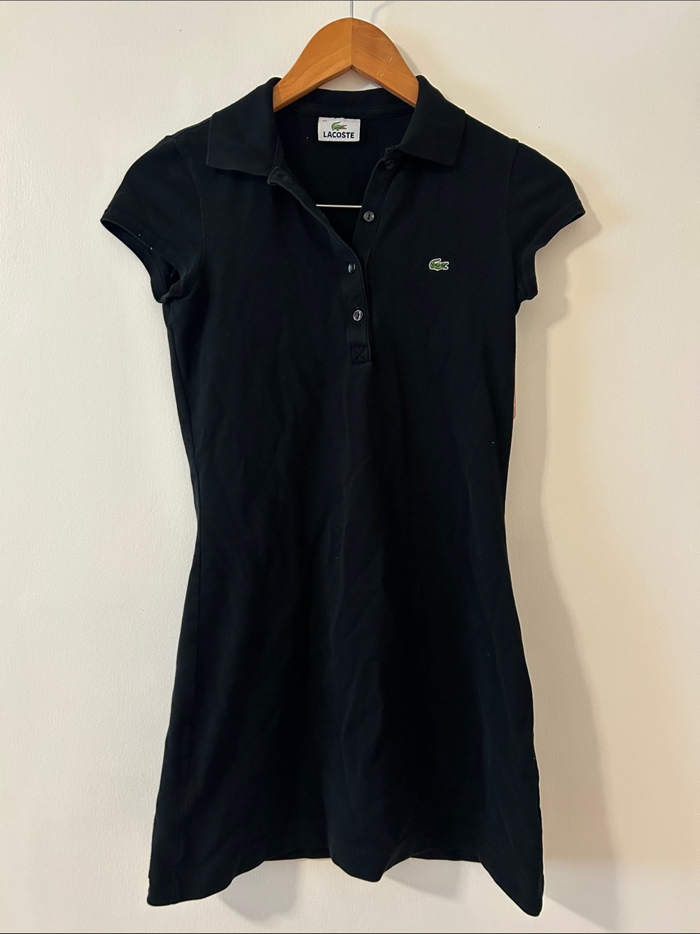 Lacoste Black Polo Dress